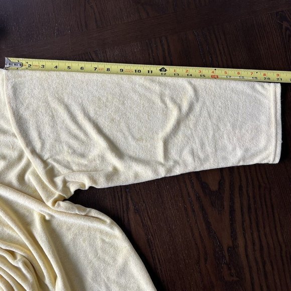 NWT Rebellious One Womens Trendy Plus Size Loop Terry Pullover Hoodie Yellow 3X - Picture 8 of 8